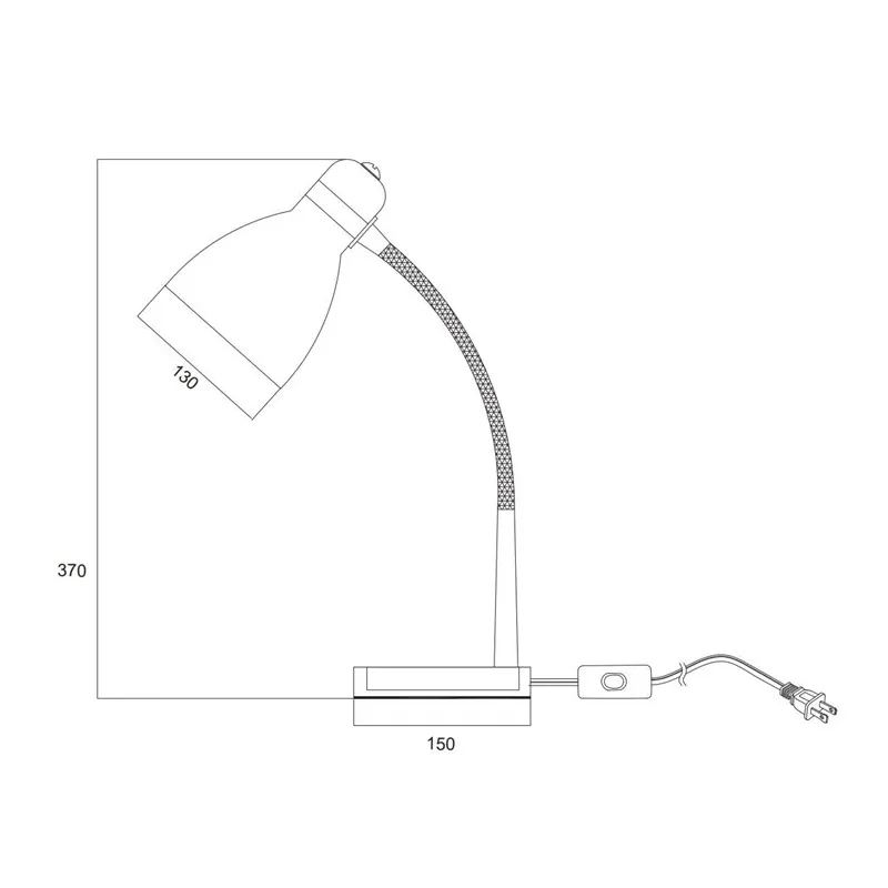 Desk Lamp DOMOLETTI TIMBER MT29988A-1, 40 W, E27