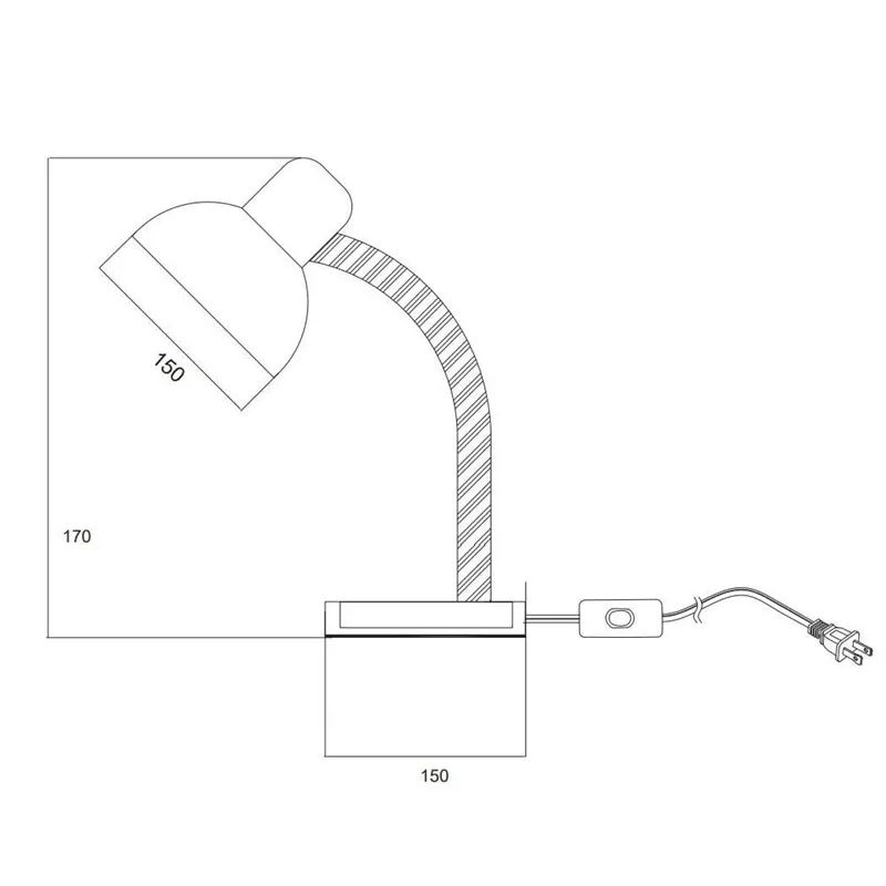 Stalinis šviestuvas Okko Jura XYT314GY, E27, 40W