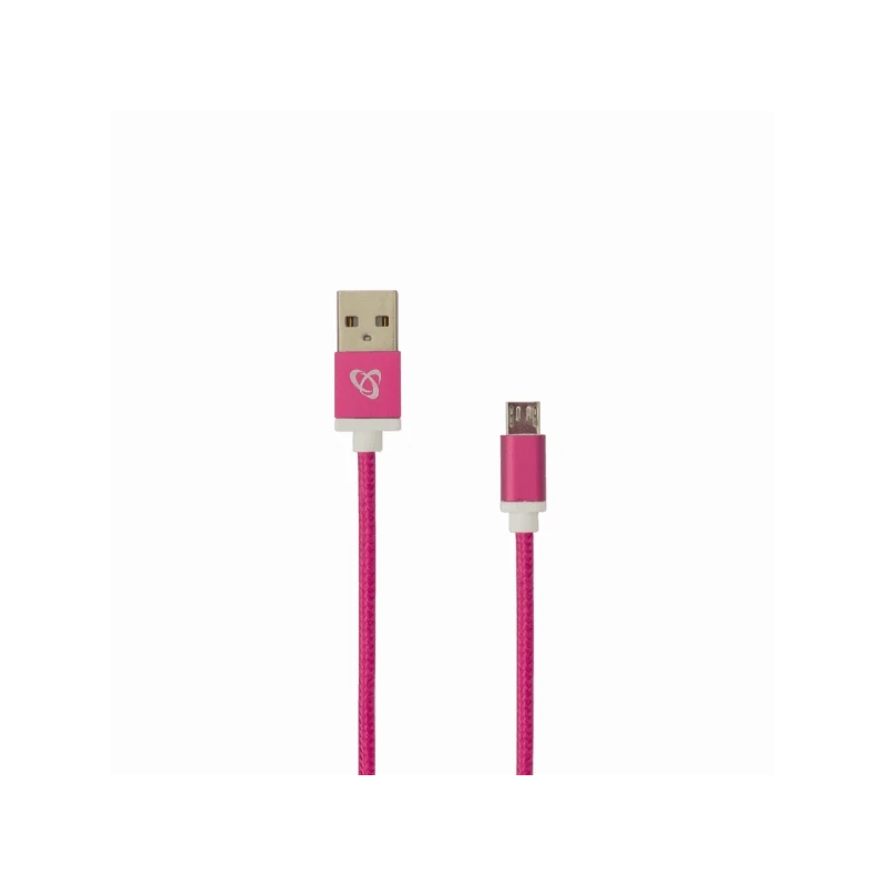 Sbox USB- Micro USB M-M 1.5m USB-10315P Pitaya Pink