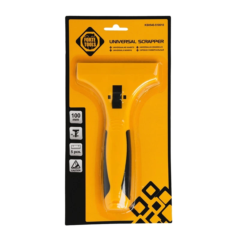 Universālais skrāpis 100 mm ar divkomponentu rokturi