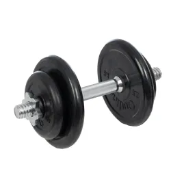 10kg rubber dumbbell set