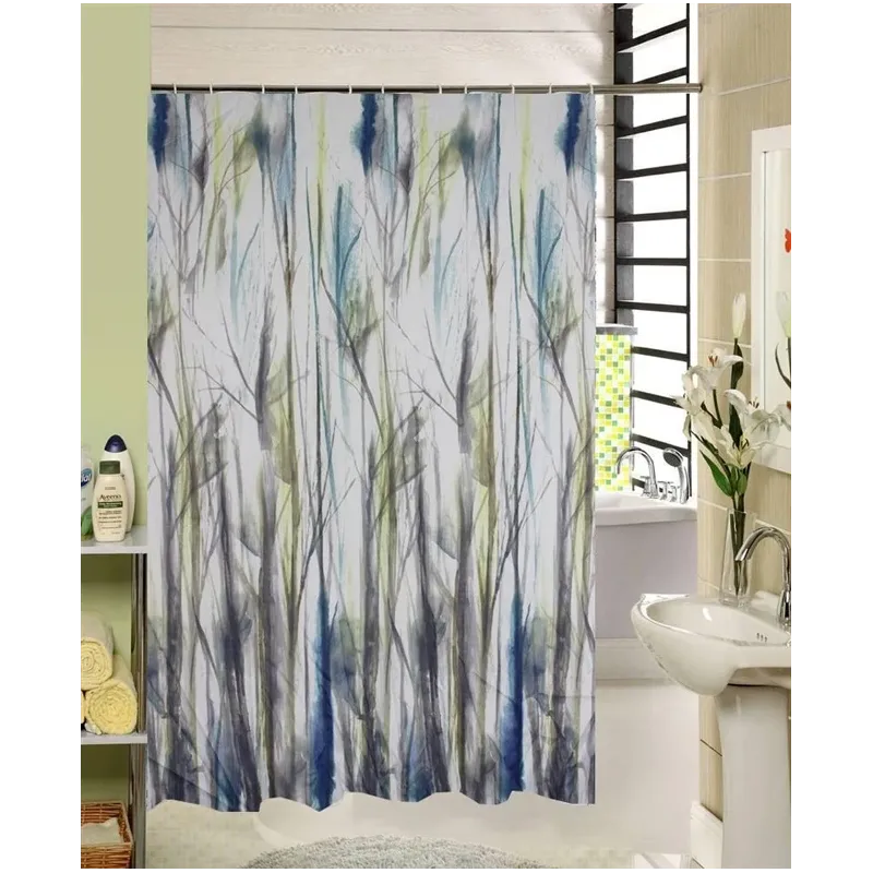 Dušas aizkars Domoletti CY-172012H, daudzkrāsaina, 180 cm x 180 cm