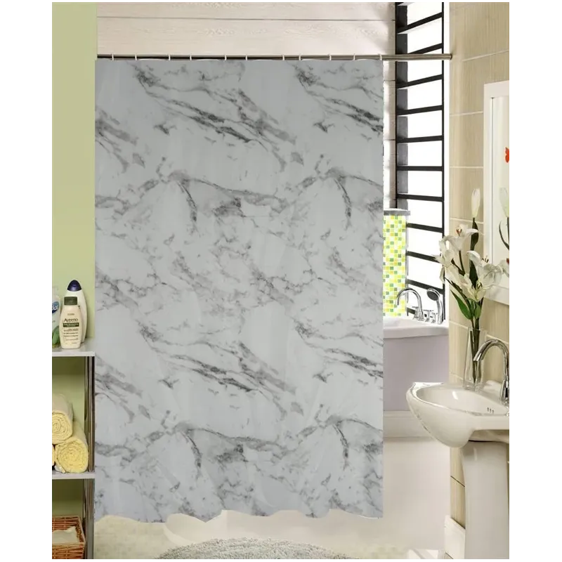 Dušas aizkars Domoletti, pelēka krās., 180 cm x 180 cm