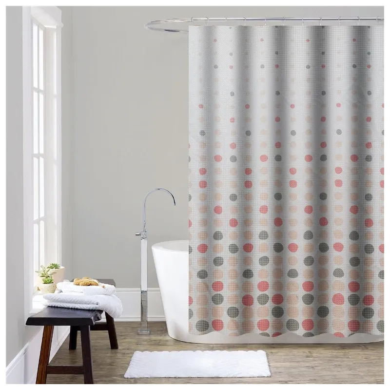 Dušas aizkars Domoletti CY-192965H, daudzkrāsaina, 180 cm x 180 cm