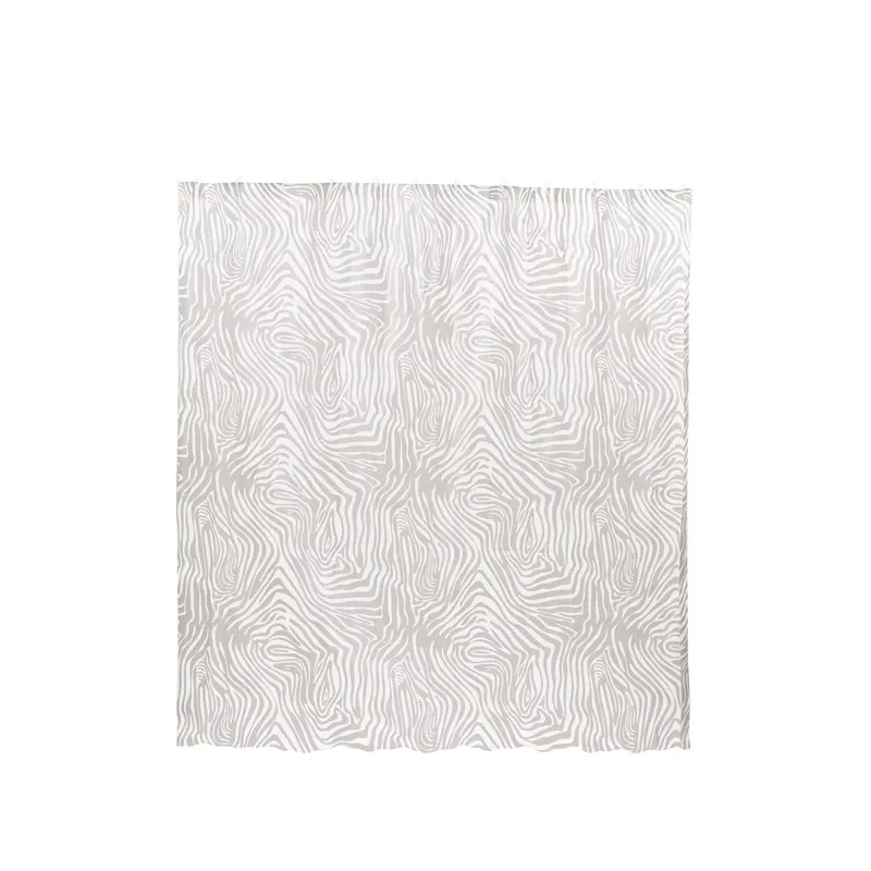 Dušas aizkars Thema Lux ZHY020-2, balta krās.-pelēka krās., 180 cm x 180 cm