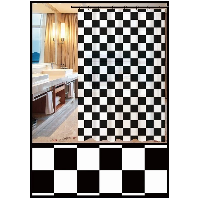 Dušas aizkars zhy062-1 180x180cm peva