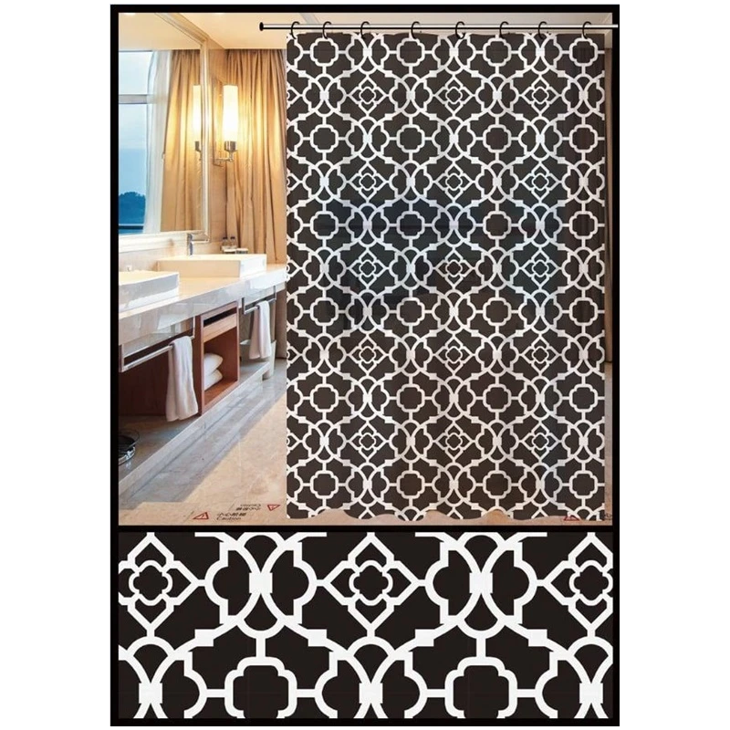 Dušas aizkars zhy107-1 180x180cm peva