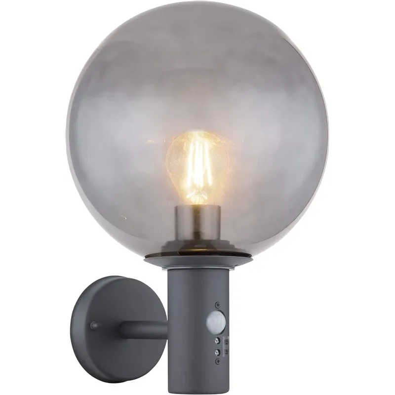 Lampa Domoletti Smoky DH07.071, 15W, E27, IP44, antracīta