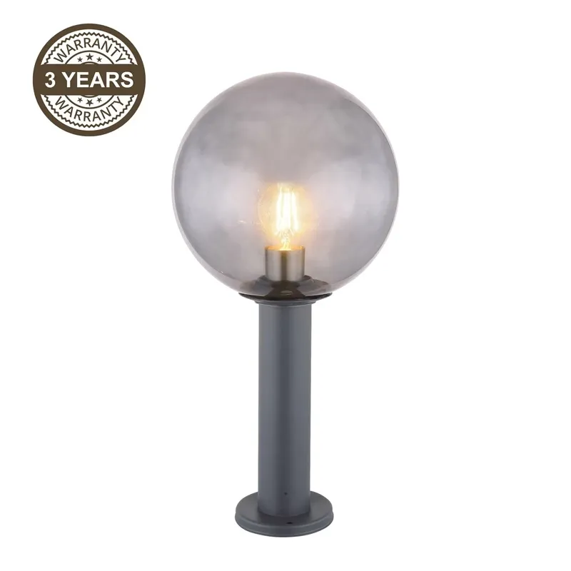 Lampa Domoletti Smoky DH03.071-500, 15W, E27, IP44, antracīta