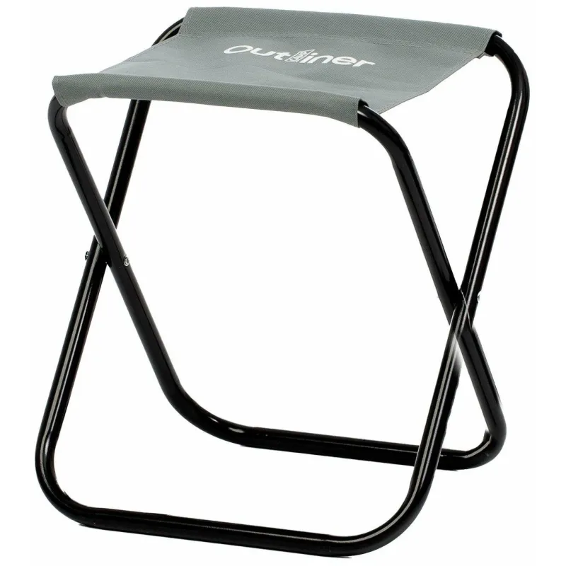 Tūrisma krēsls Outliner YXC-723, melna krās.-pelēka krās.