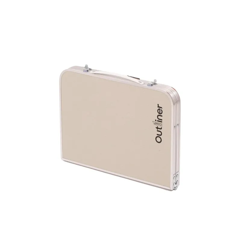 Kempinga galds Outliner NHT7015, pelēka krās., 60 cm x 40 cm x 24 cm