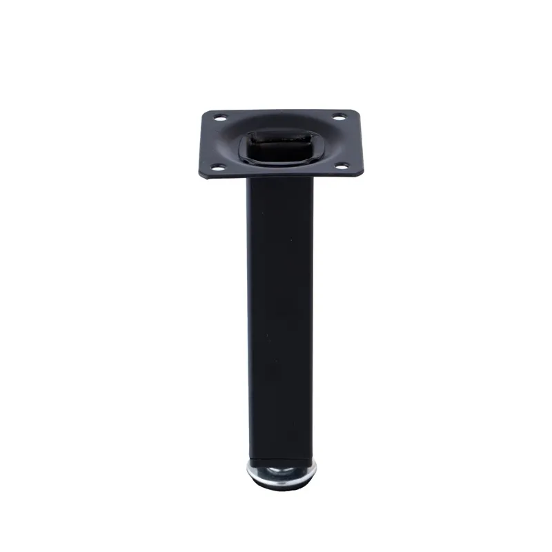 Мебельная ножка Haushalt FT-517, чёрная, 25 мм x 25 мм x 150 мм