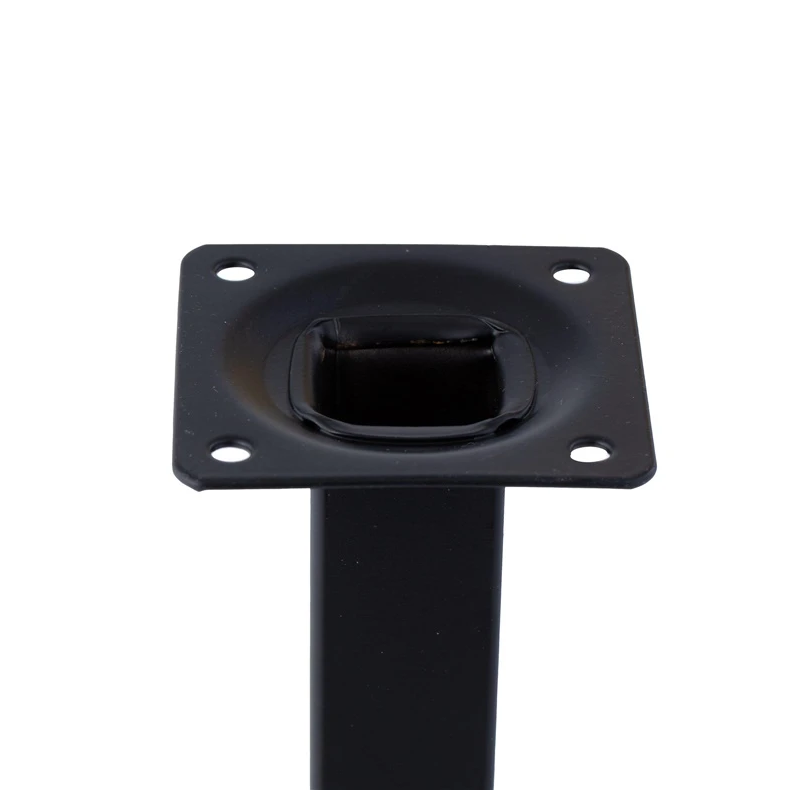 Mēb.kāja 25x25j49 j78x150 melna ft-517