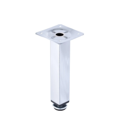 Mēb.kāja 25x25x150 hroma ft-517,10-100,