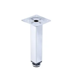 Мебельная ножка Haushalt CR FT-517, хром, 25 мм x 25 мм x 150 мм