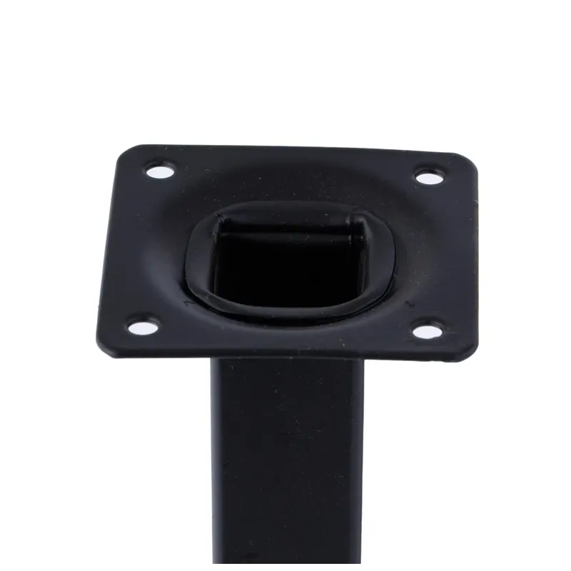 Mēbeļu kājiņa Haushalt FT-517, melna, 25 mm x 25 mm x 400 mm