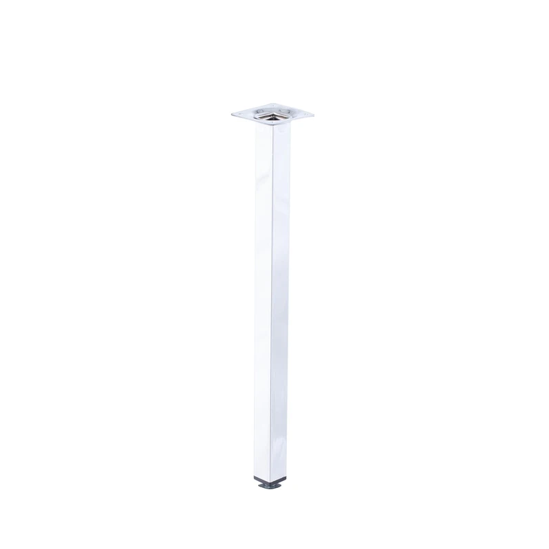 Mēb.kāja 25x25x400 hroma ft-517 ,10-40,