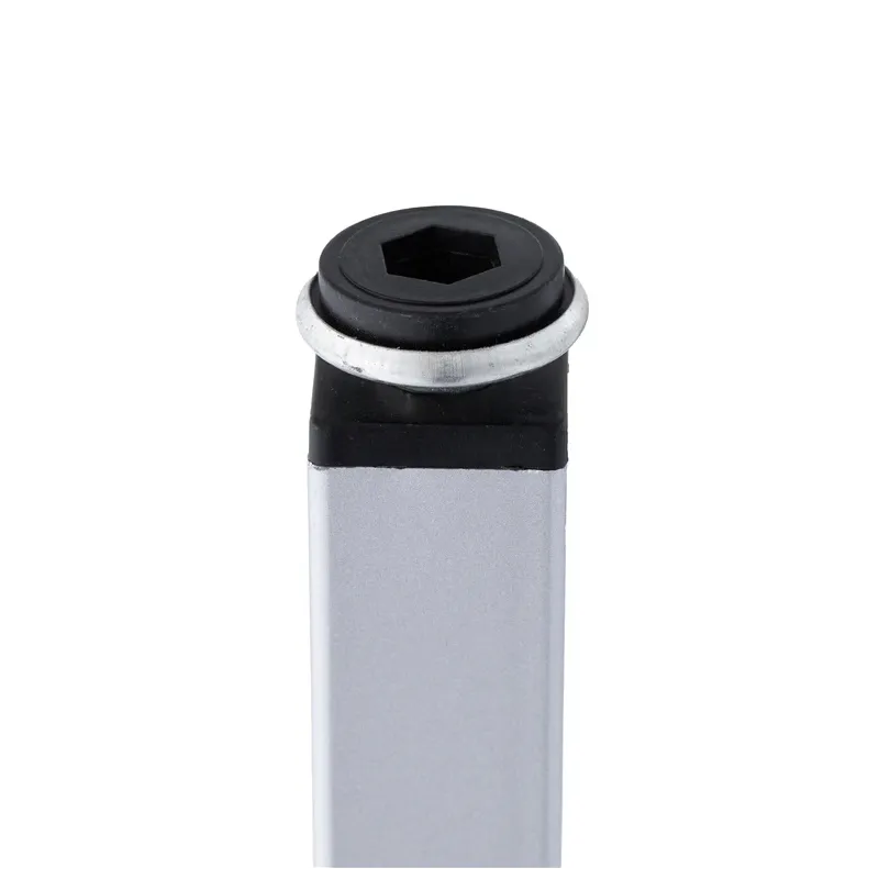 Mēbeļu kājiņa Haushalt MNI FT-517, niķeļa, 25 mm x 25 mm x 400 mm