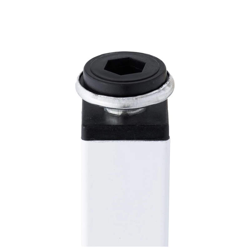 Mēb.kāja 25x25x400 balta ft-517,10-40,