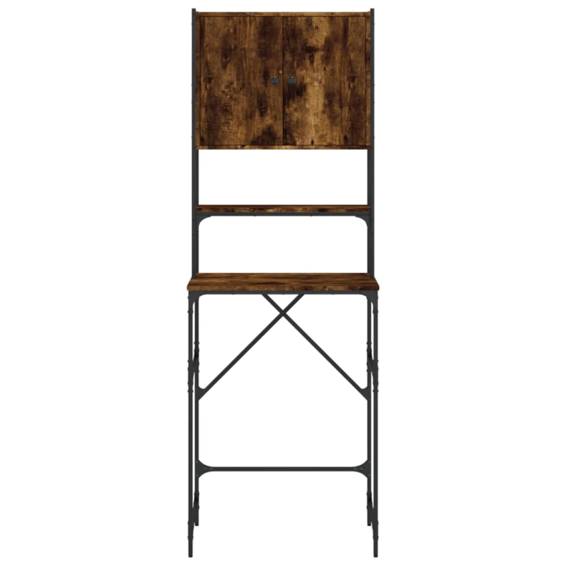 vidaXL veļasmašīnas skapītis, ozolkoka krāsa, 68x48,5x194 cm