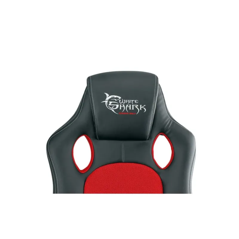 White Shark KINGS THRONE Gaming Chair, Black-Red Y-2706