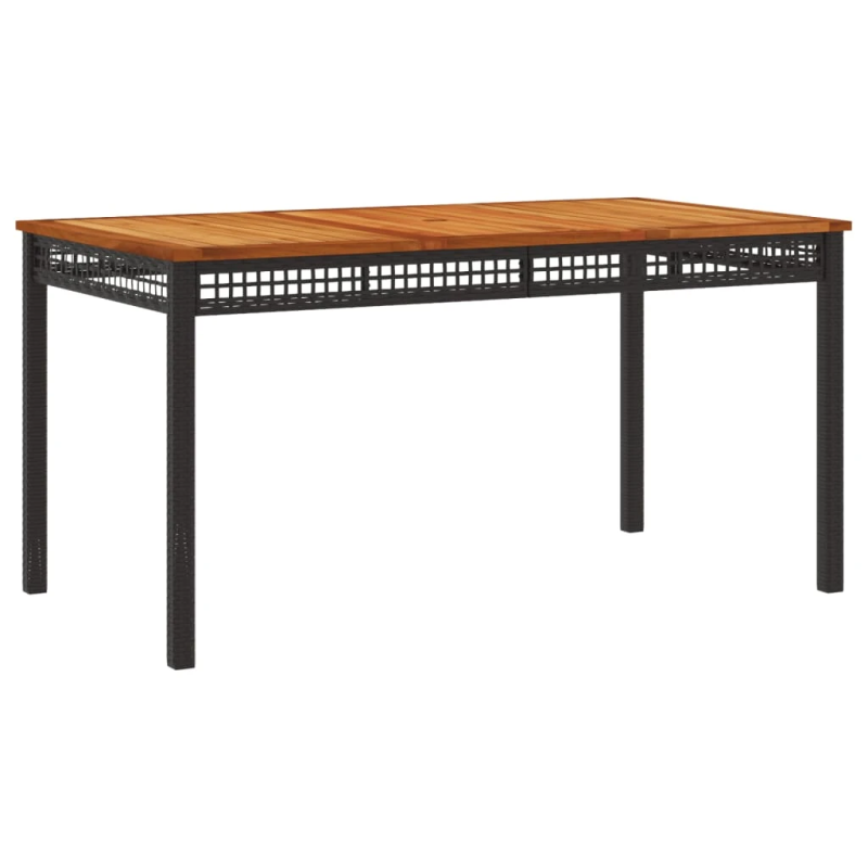 vidaXL 7-daļīgs dārza mēbeļu komplekts ar matračiem, PE rotangpalma