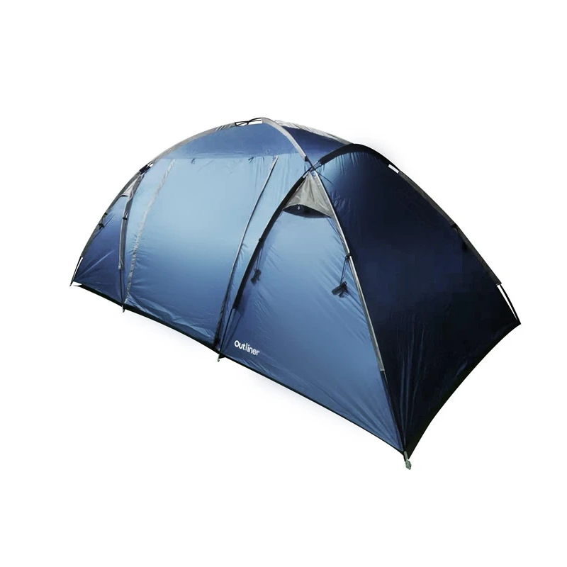 Keturvietė palapinė OUTLINER RD-T26B. mėlyna