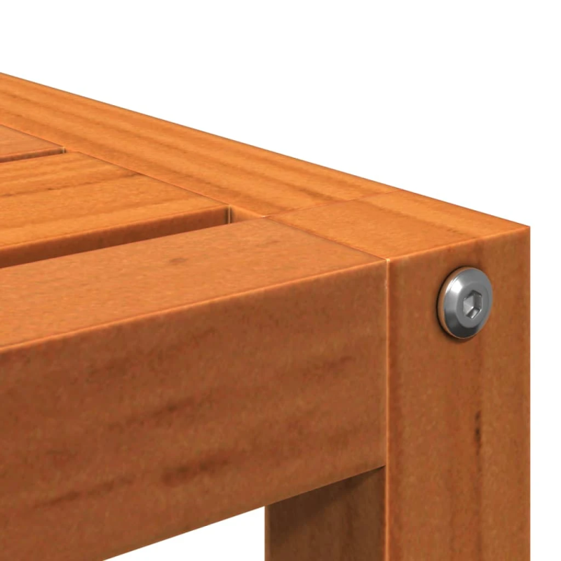 vidaXL puķu statīvi, 3 gab., vaska brūnas, priedes masīvkoks