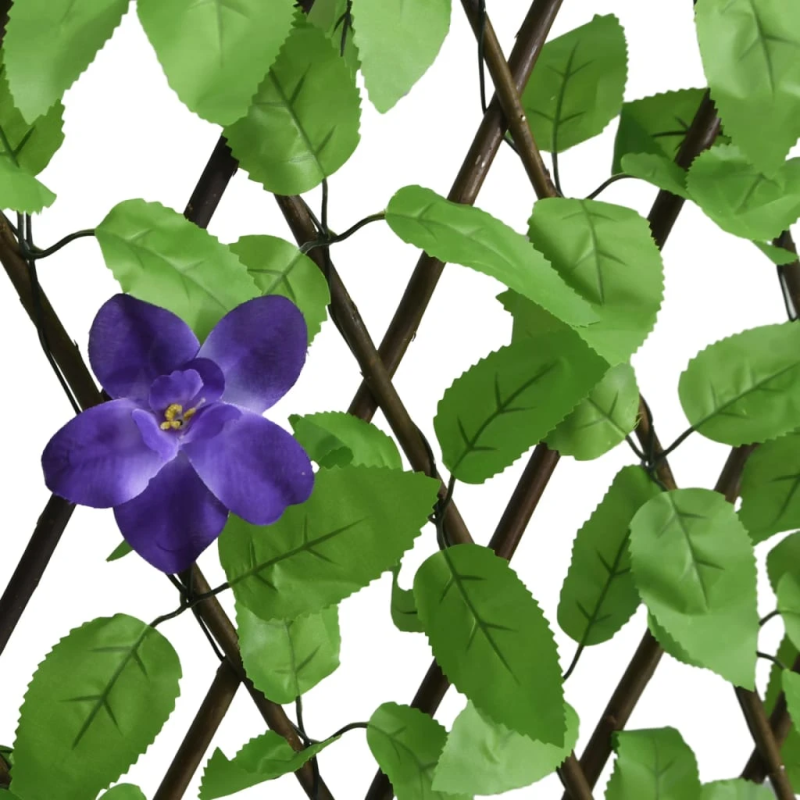 vidaXL mākslīgās efejas špalera, paplašināma, zaļa, 180x70 cm