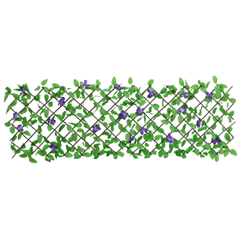 vidaXL mākslīgās efejas špalera, paplašināma, 5 gab, zaļa, 180x70 cm