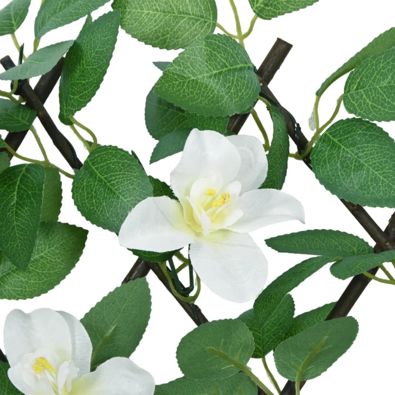 vidaXL mākslīgās efejas špalera, paplašināma, 5 gab., zaļa, 180x30 cm