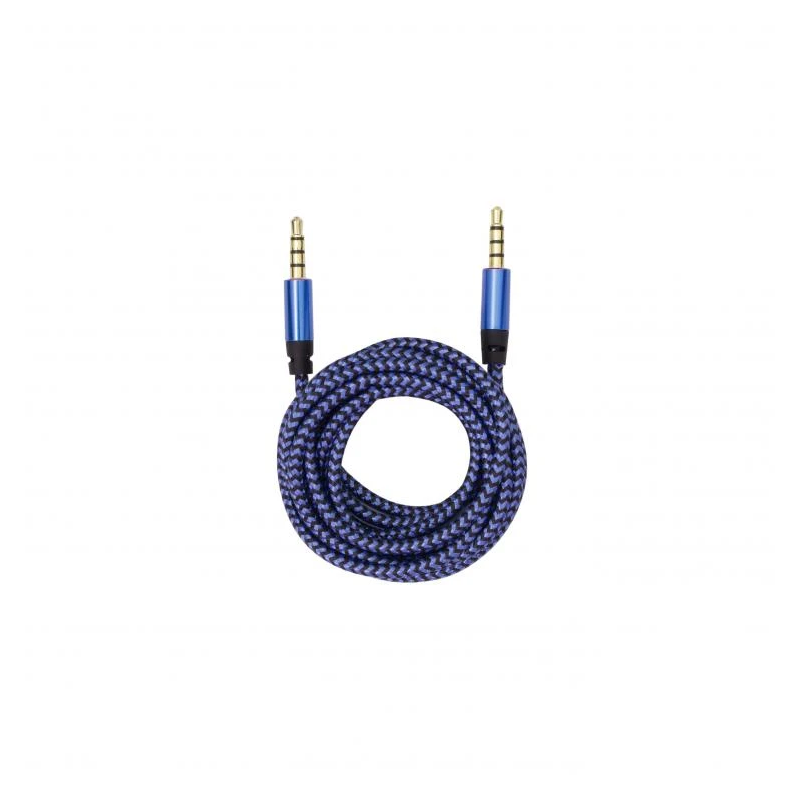Sbox 3535-1.5BL AUX Cable 3.5mm To 3.5mm Blueberry Blue