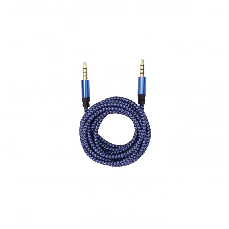 Sbox 3535-1.5BL AUX Cable 3.5mm To 3.5mm Blueberry Blue