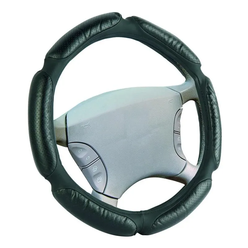 Stūres pārvalki Autoserio, melna krās.