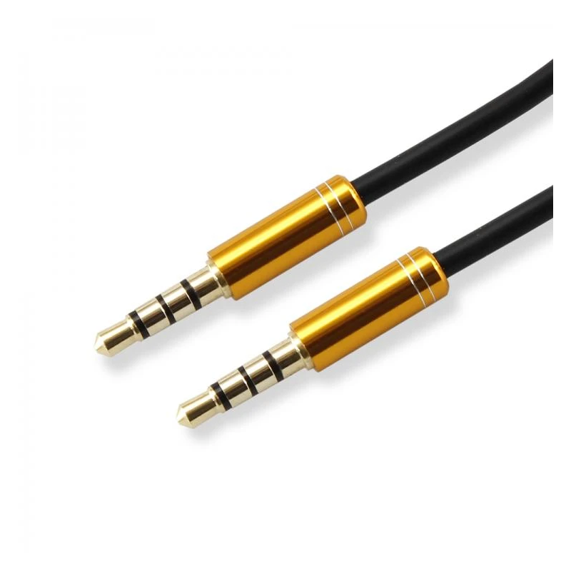 Sbox 3535-1.5G AUX Cable 3.5mm To 3.5mm Golden Kiwi Gold