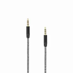Sbox AUX Cable 3.5mm To 3.5mm Blackberry Black 3535-1.5B