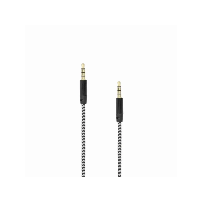 Sbox AUX Cable 3.5mm To 3.5mm Blackberry Black 3535-1.5B
