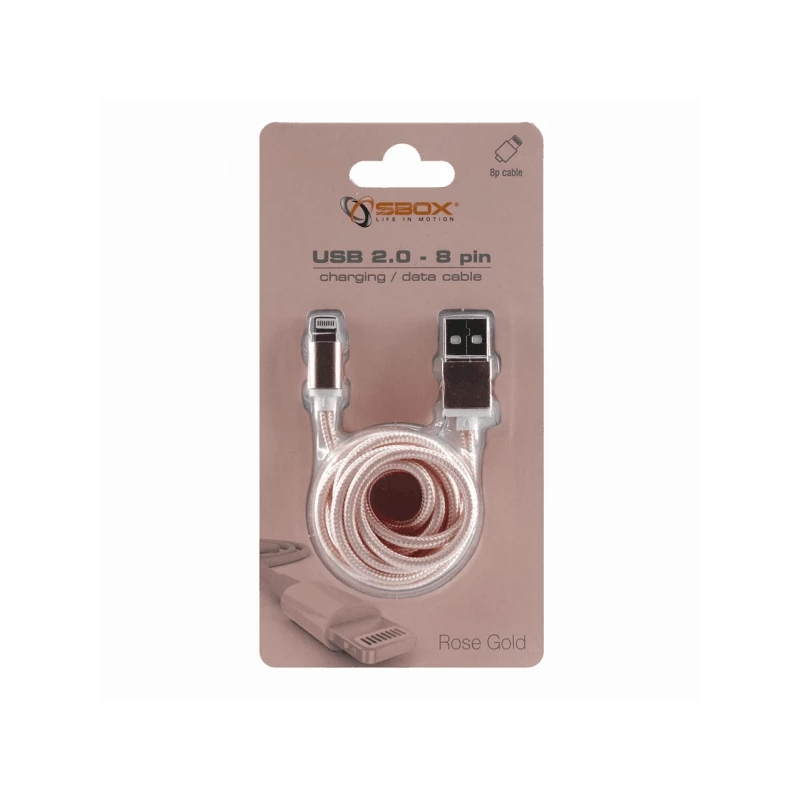 Sbox USB 2.0 8 Pin IPH7-RG rose gold