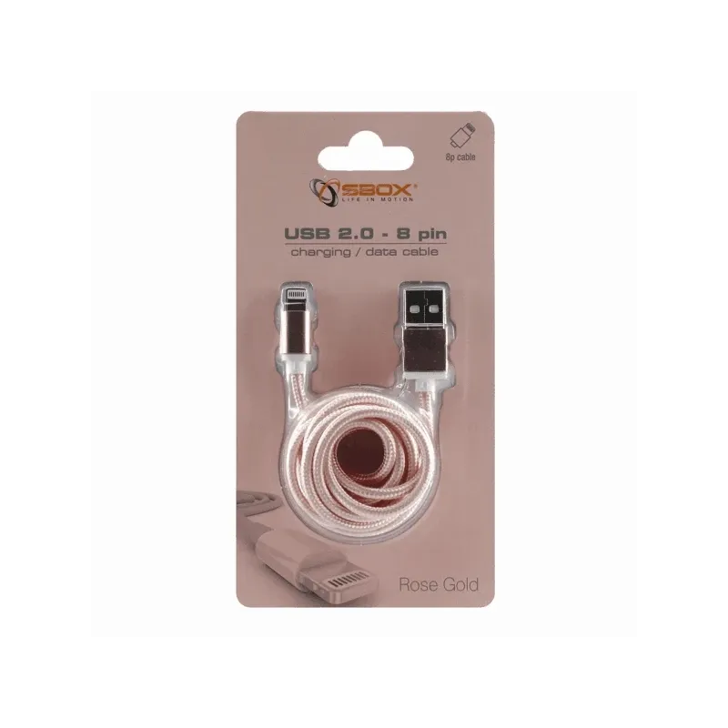 Sbox USB 2.0 8 Pin IPH7-RG rose gold