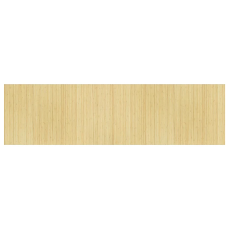 vidaXL istabas aizslietnis, dabīgā krāsā, 165x600 cm, bambuss