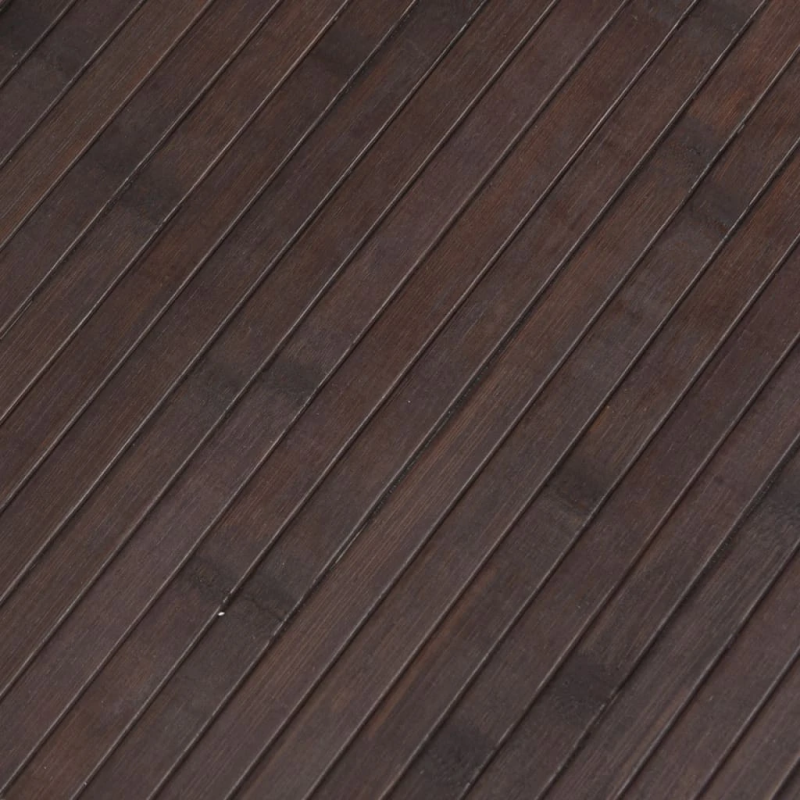 vidaXL istabas aizslietnis, tumši brūns, 165x600 cm, bambuss
