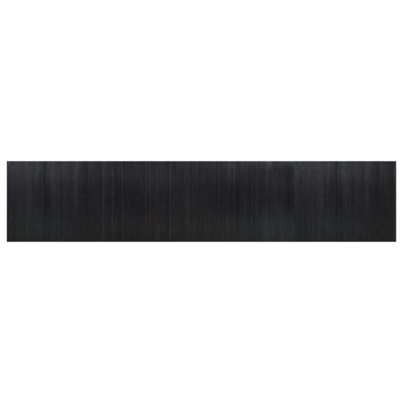vidaXL istabas aizslietnis, melns, 165x800 cm, bambuss