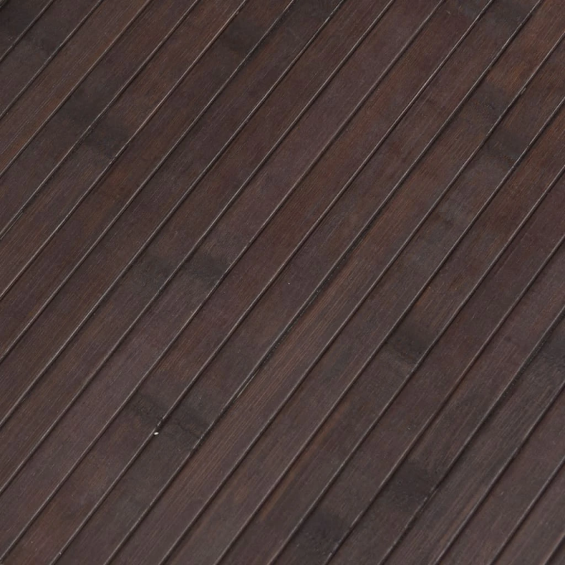 vidaXL istabas aizslietnis, tumši brūns, 165x800 cm, bambuss