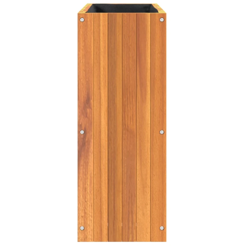 vidaXL puķu kaste, 59x27,5x70 cm, akācijas masīvkoks