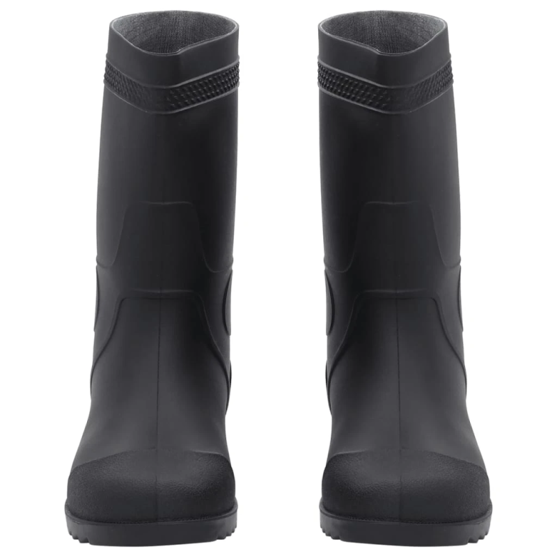 vidaXL gumijas zābaki, melni, 43. izmērs, PVC