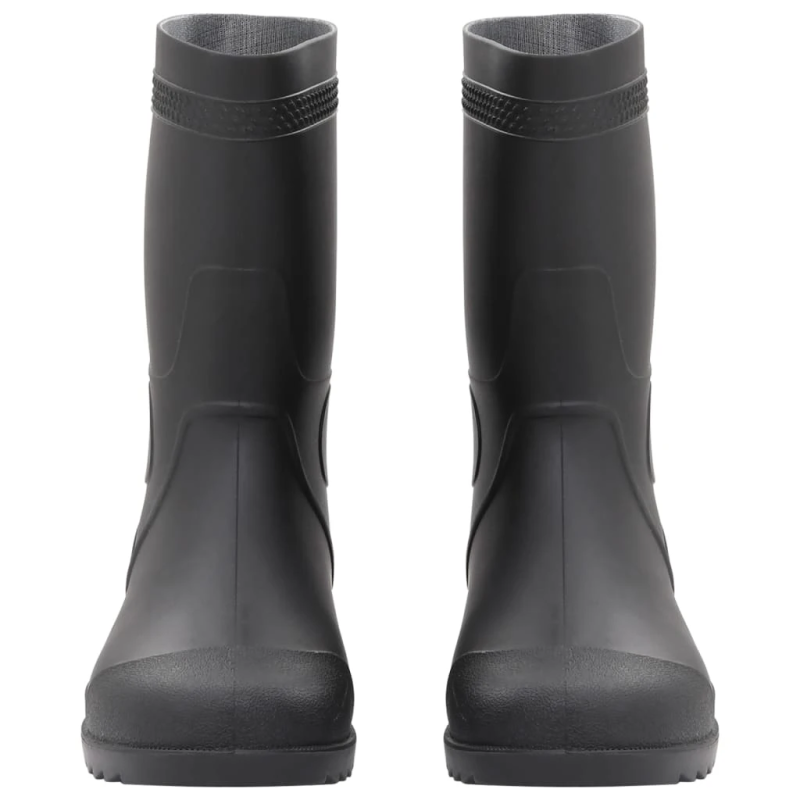 vidaXL gumijas zābaki, melni, 44. izmērs, PVC