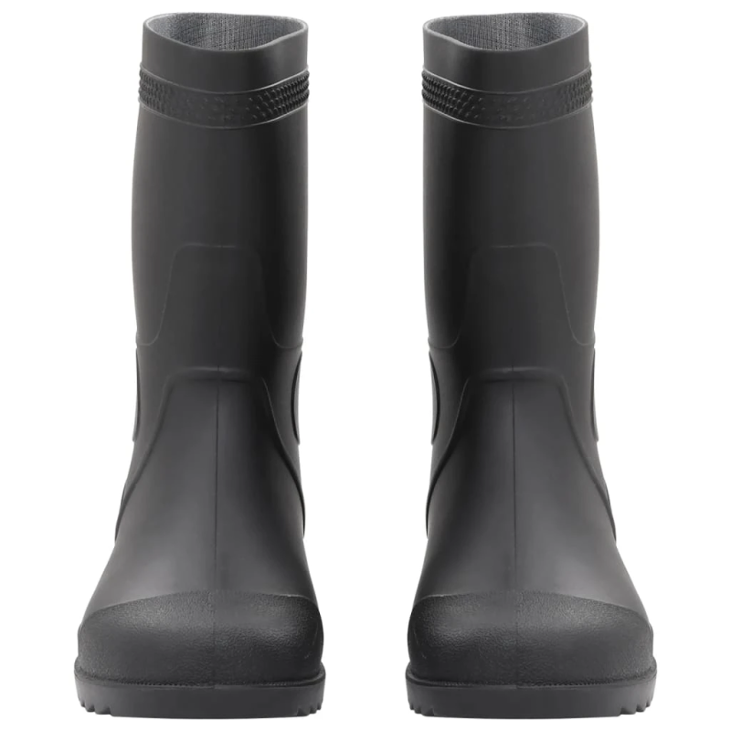 vidaXL gumijas zābaki, melni, 46. izmērs, PVC