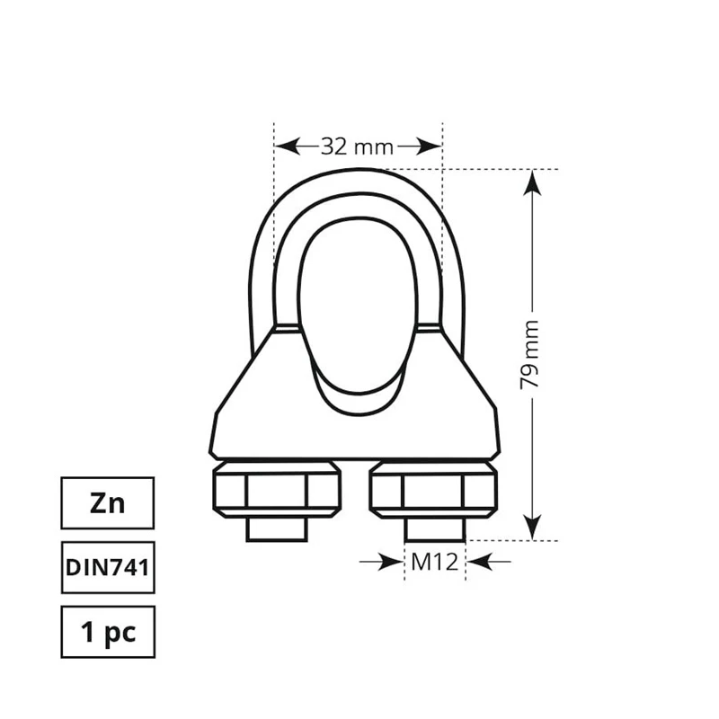 Čaula 19-20mm zn 741 1dd ,10