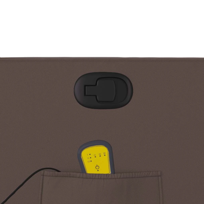 vidaXL masāžas krēsls, brūna mākslīgā āda