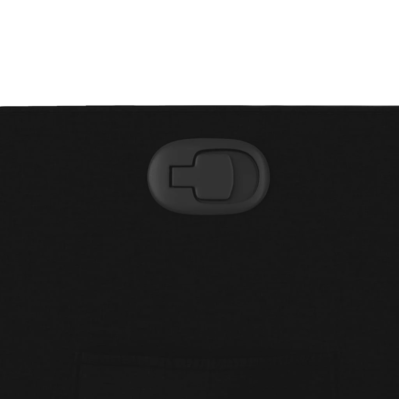 vidaXL atpūtas krēsls, atgāžams, melns audums